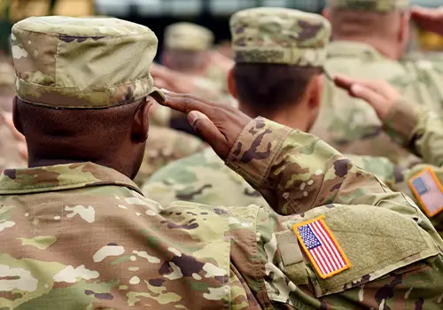United States Soldier Salute