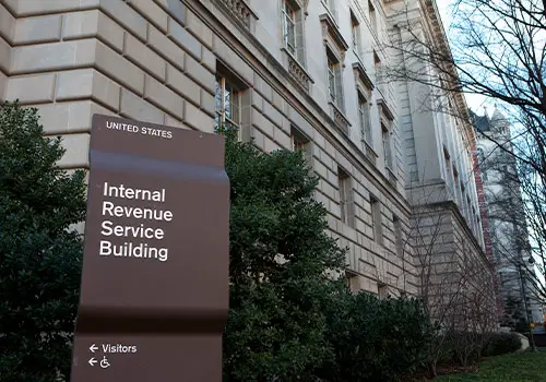 Internal Revenue Service Building Sign