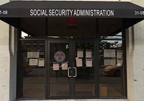 Front Entrance To Social Security Office