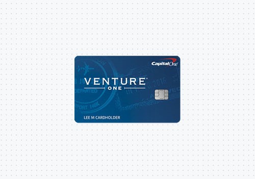Capital One Venture One rewards credit card.