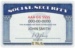 social security number format